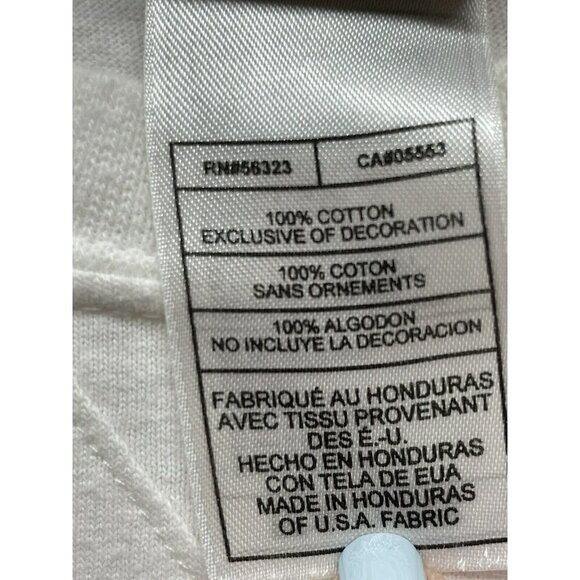 Michael Jordan Air Jordan w/ Tennis shoe Logo White Tshirt Mens XL HTF - Picture 5 of 12